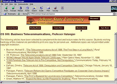 Sample site reserve room page
