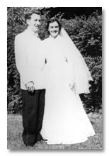 Mom and dad on their wedding day
